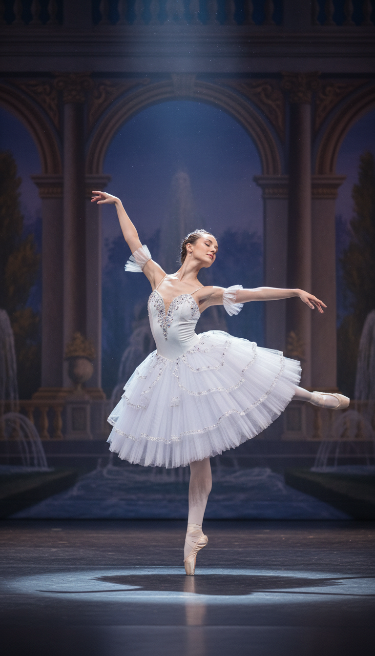 Ballet dancer portrait