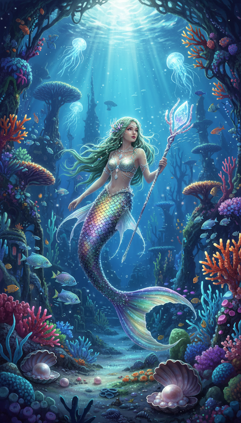 Mermaid fantasy portrait