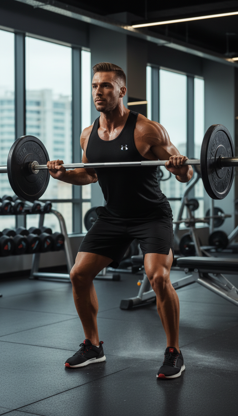 Fitness man influencer