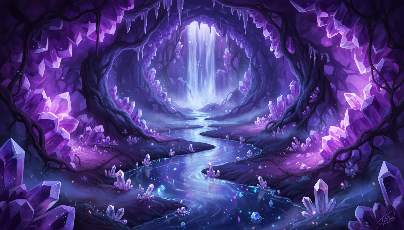 Crystal cave fantasy