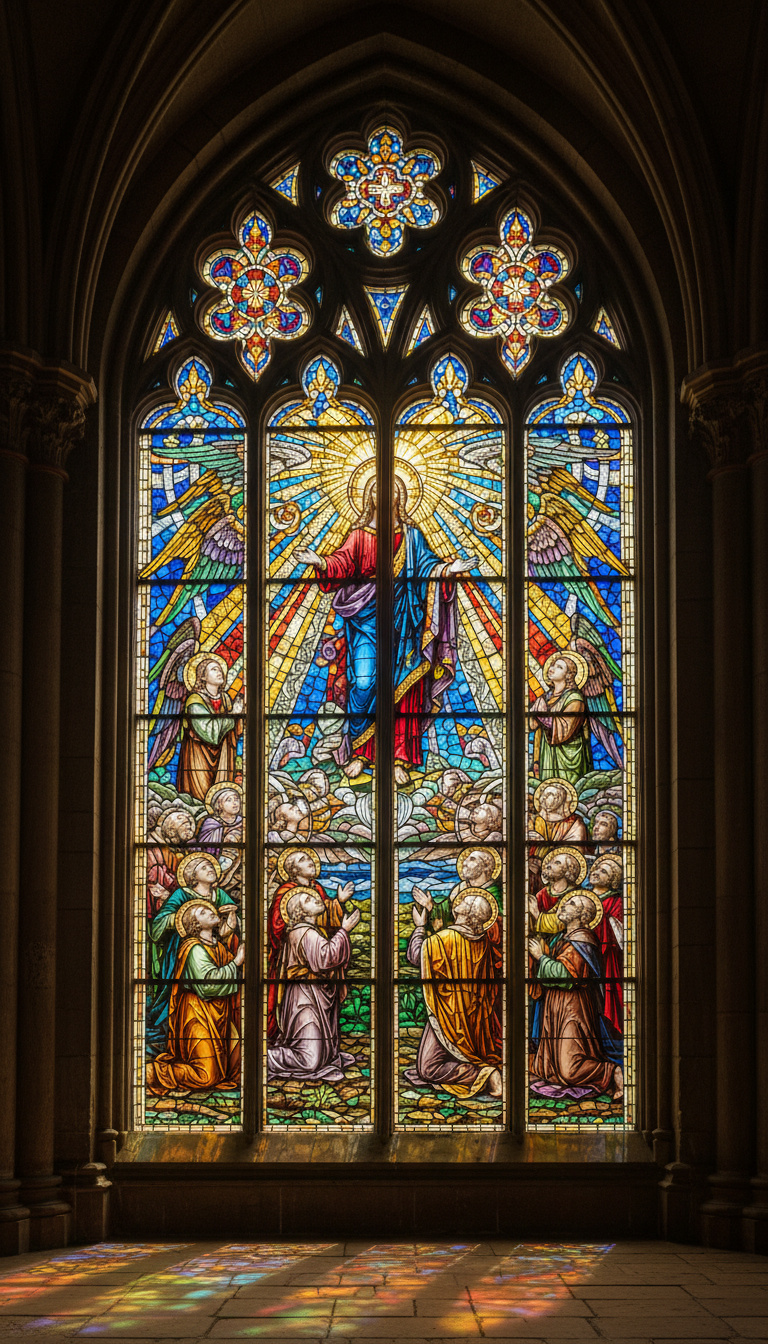 Stained glass window