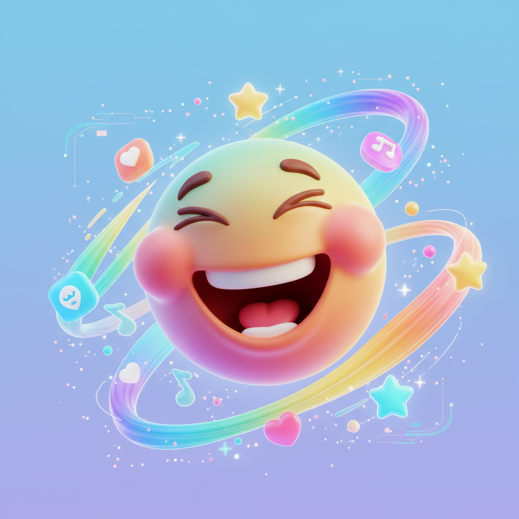 AI generated 3D animated emoji with dynamic expression