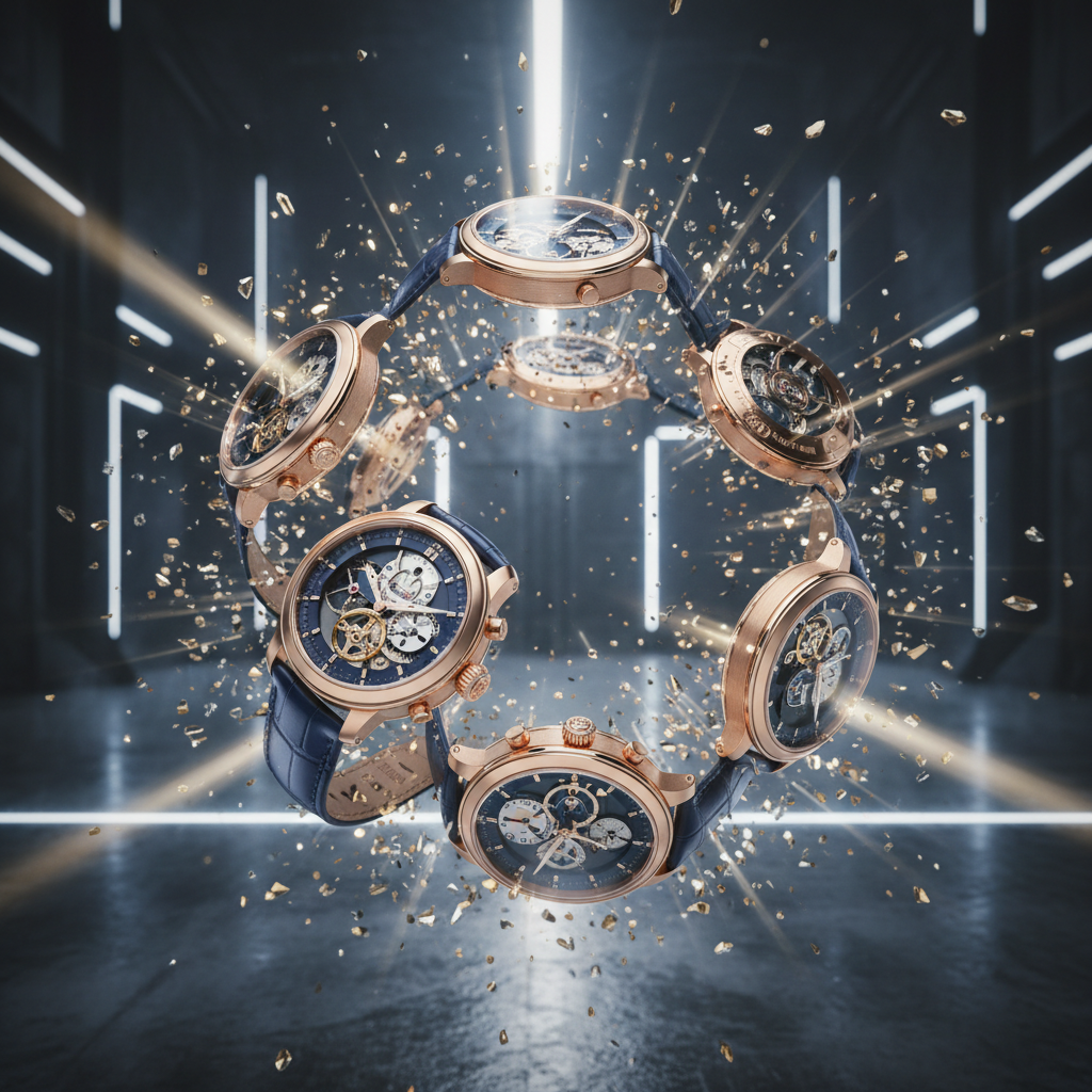 AI bullet time 360-degree product spin effect