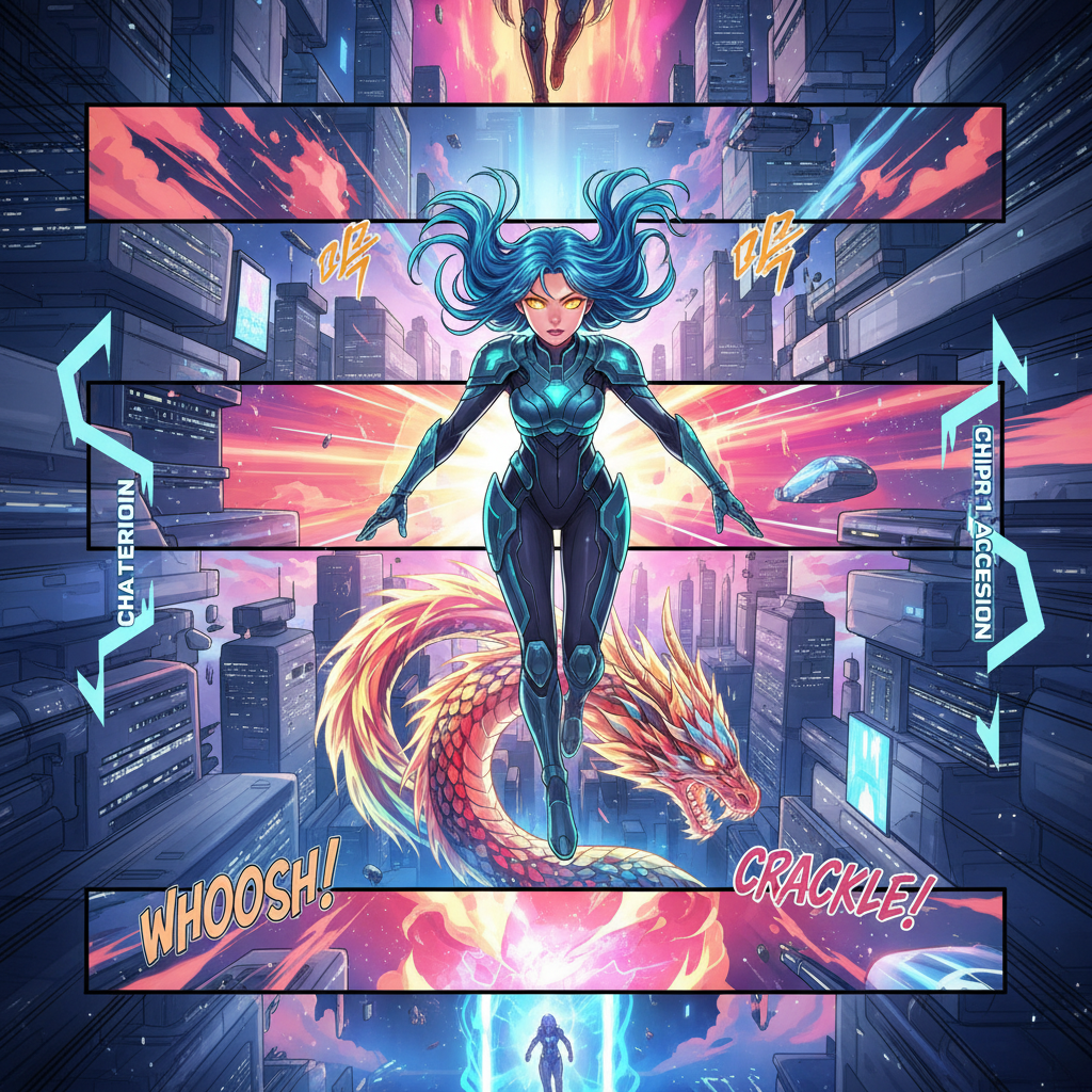 AI Korean webtoon manhwa digital comic