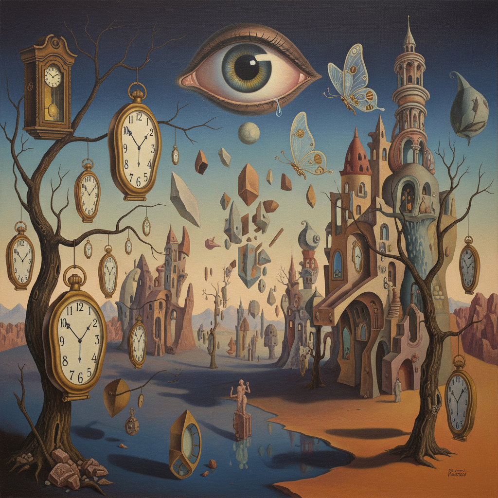 AI surreal dreamscape surrealism artistic vision