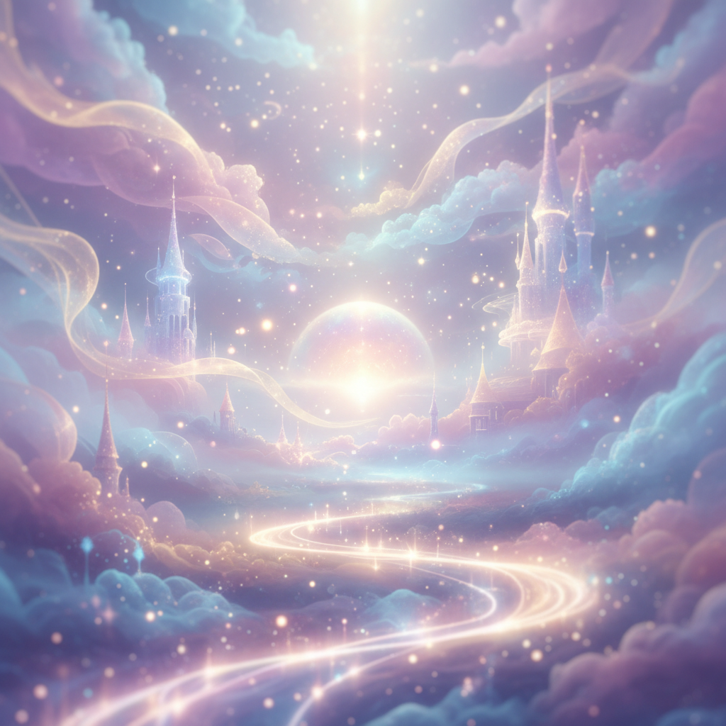 AI dream effect ethereal soft focus dreamy haze