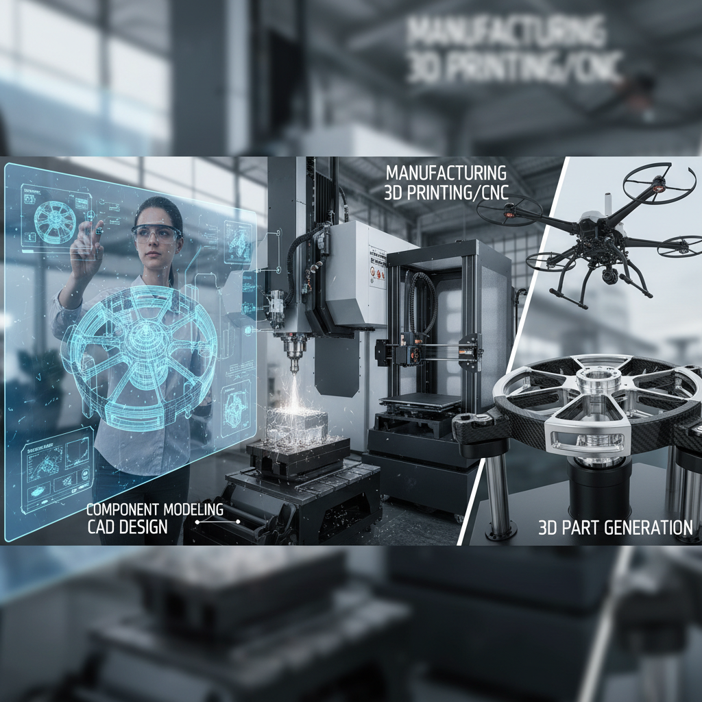 AI 3D part generation CAD component modeling