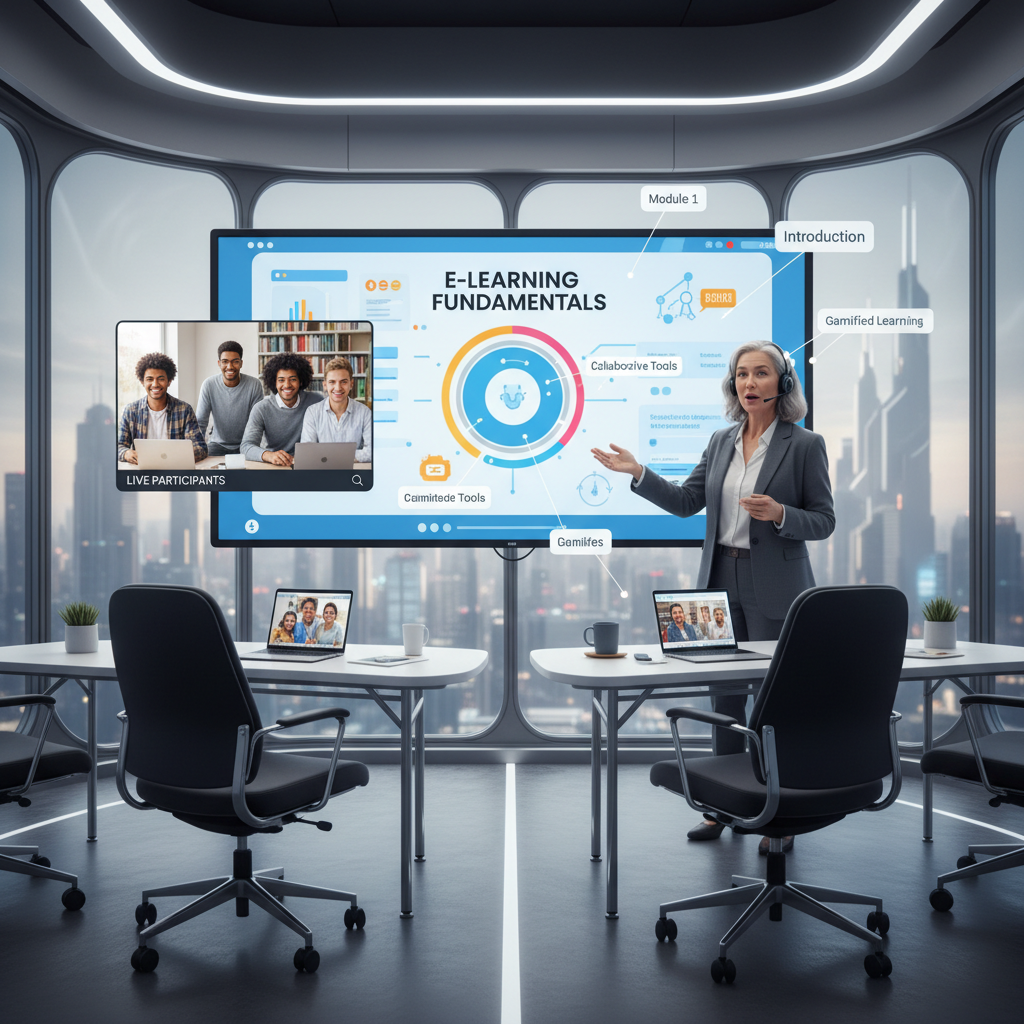 Tutorial voice educational teaching e-learning course presentation