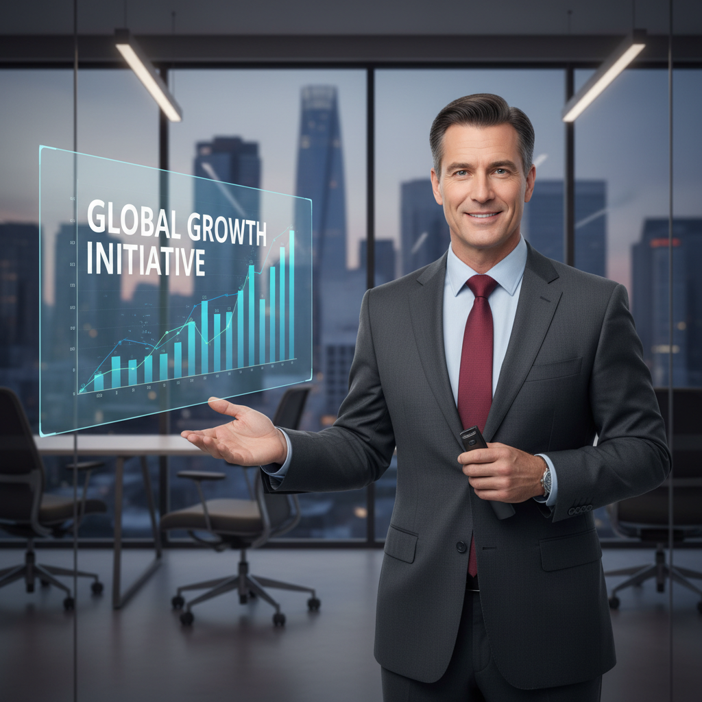 Corporate spokesperson professional business presenter executive digital human