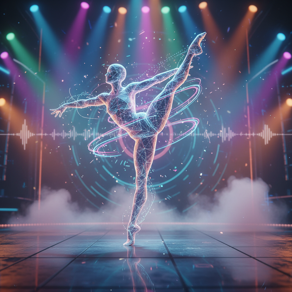 Dance avatar AI animated digital human dancing choreography dynamic movement