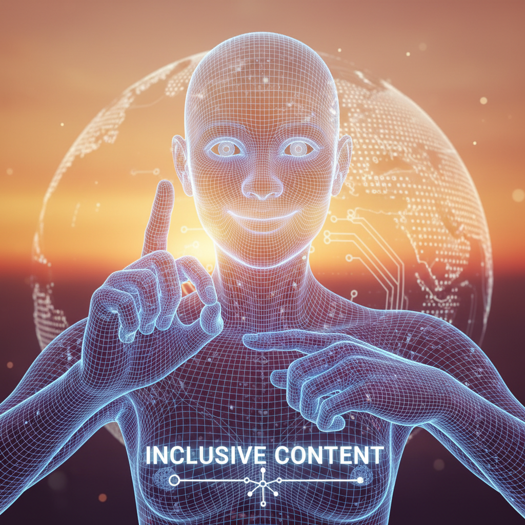 Sign language AI avatar accessibility communication hand gestures inclusive