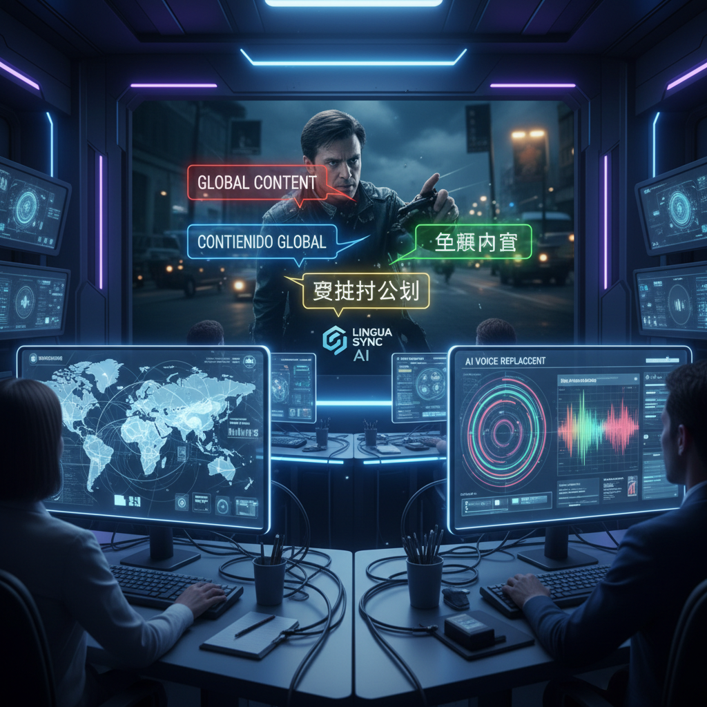 AI dubbing voice replacement video localization multilingual translation professional