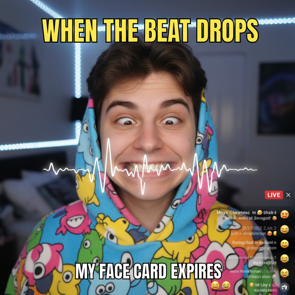 Meme lip sync viral content funny face syncing comedic social media humor