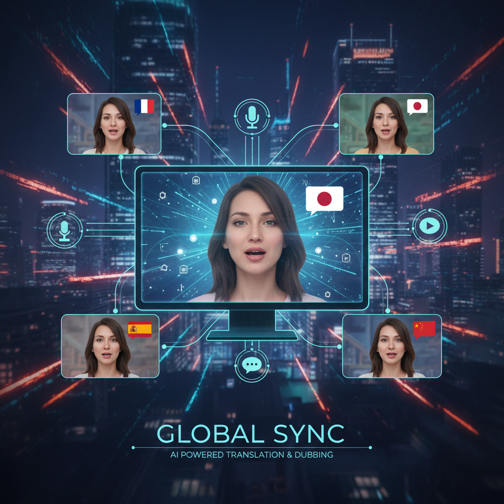 Translation lip sync multilingual video localization global communication international