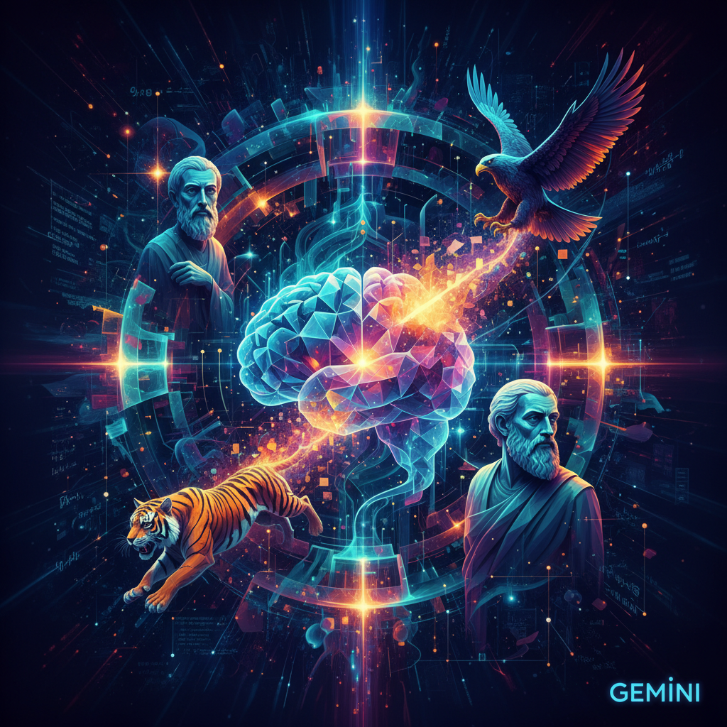 Google Gemini AI art creation sophisticated digital premium quality