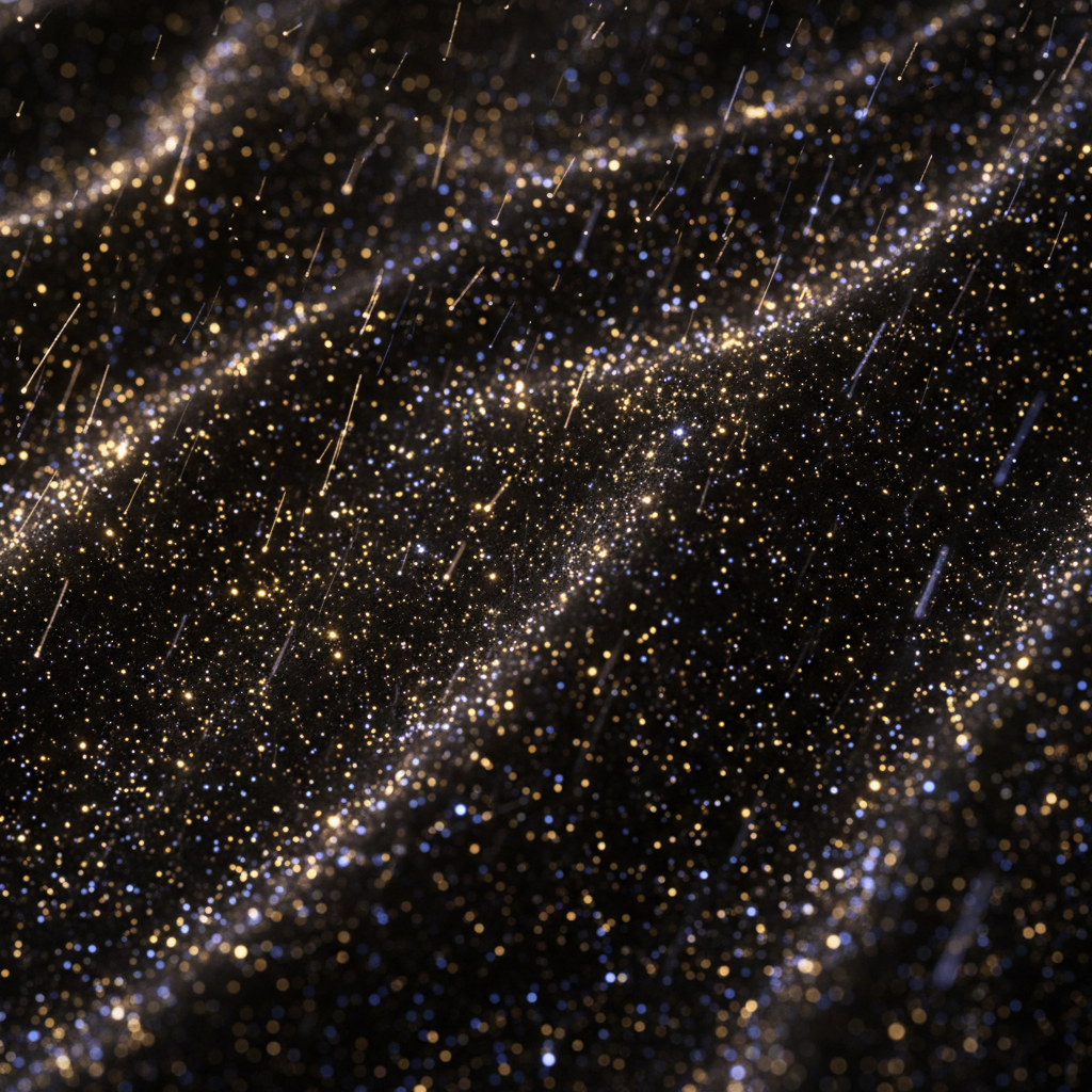 AI sparkle glitter overlay shimmering light particles glamorous VFX