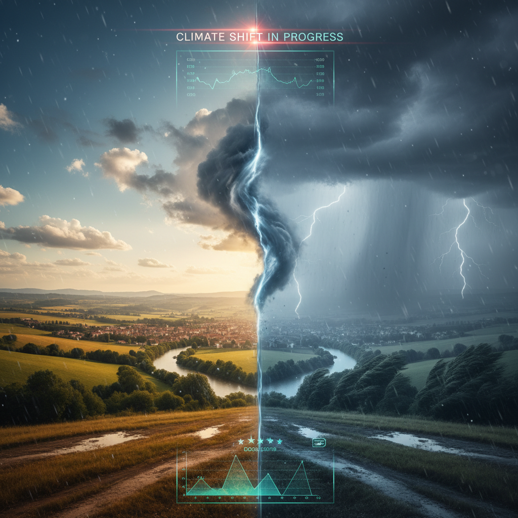 AI change weather atmospheric shift sunny rainy transformation VFX
