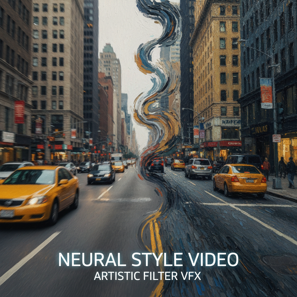 AI style transfer video artistic transformation painting neural style VFX