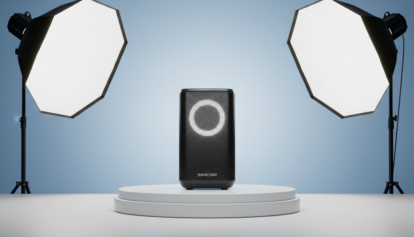 Portrait with dramatic side lighting