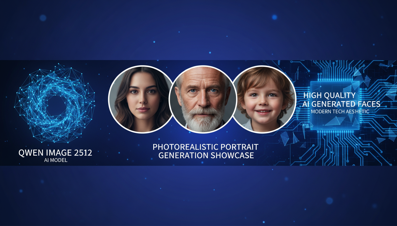 Qwen Image 2512 AI model generating photorealistic images