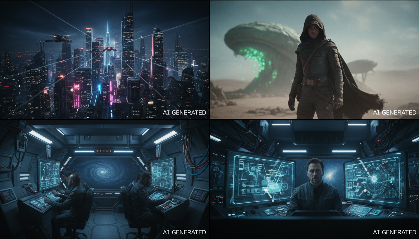 AI generated video frames from WanGP