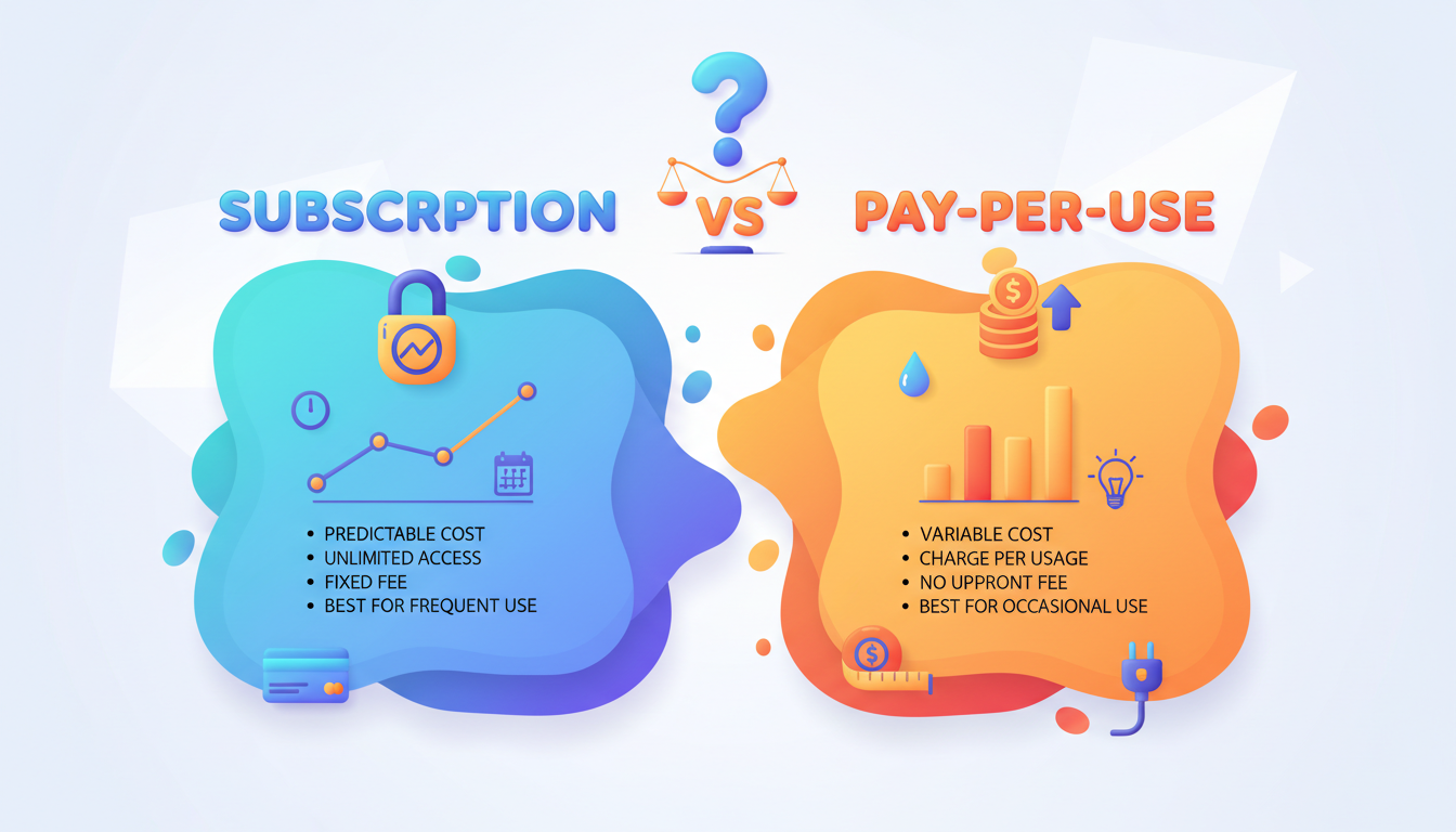 Pricing model comparison visualization