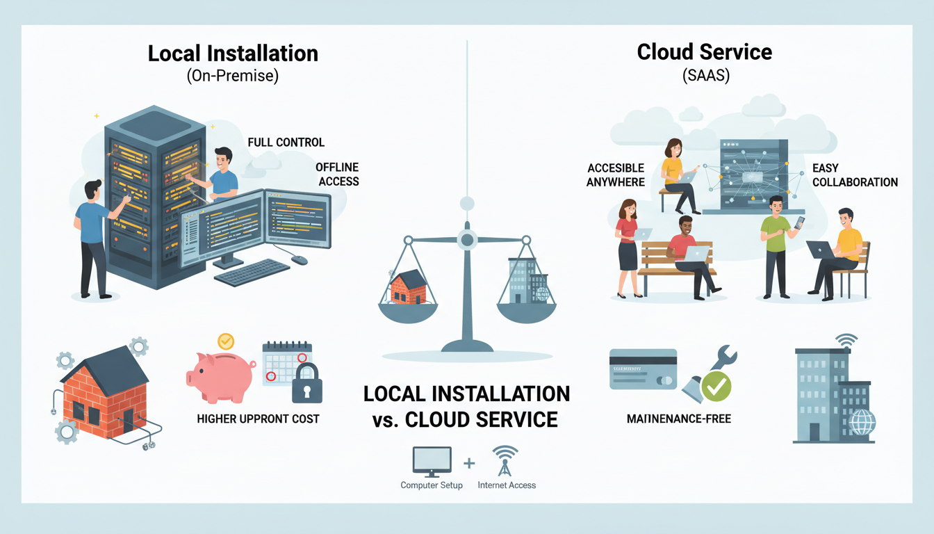 Local vs cloud generation comparison