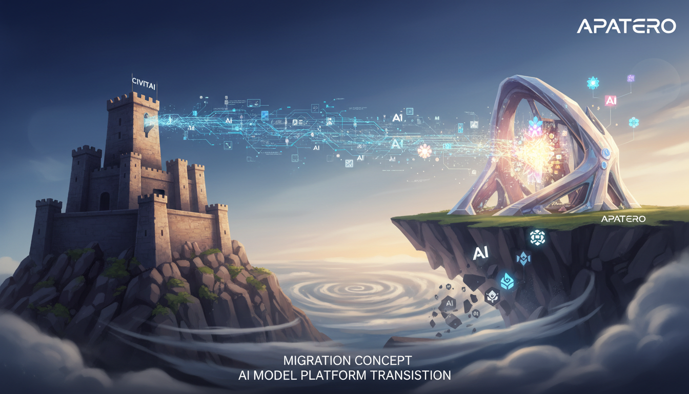 Comparing Civitai and Apatero for AI generation