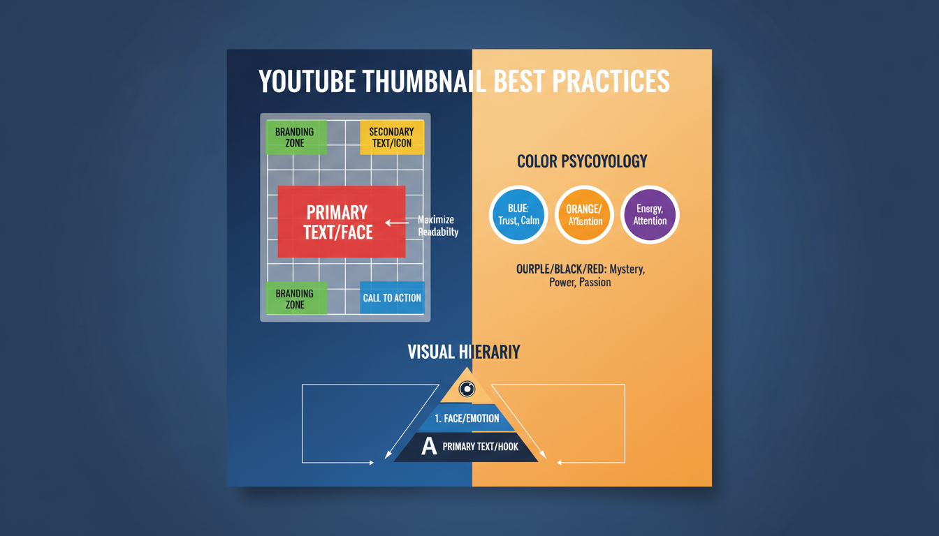 Thumbnail best practices infographic