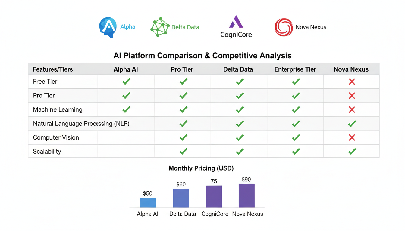 Tổng quan so sánh giá nền tảng AI