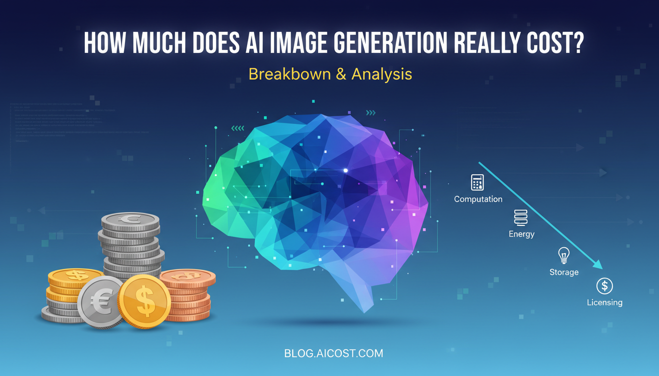 True cost breakdown of AI image generation