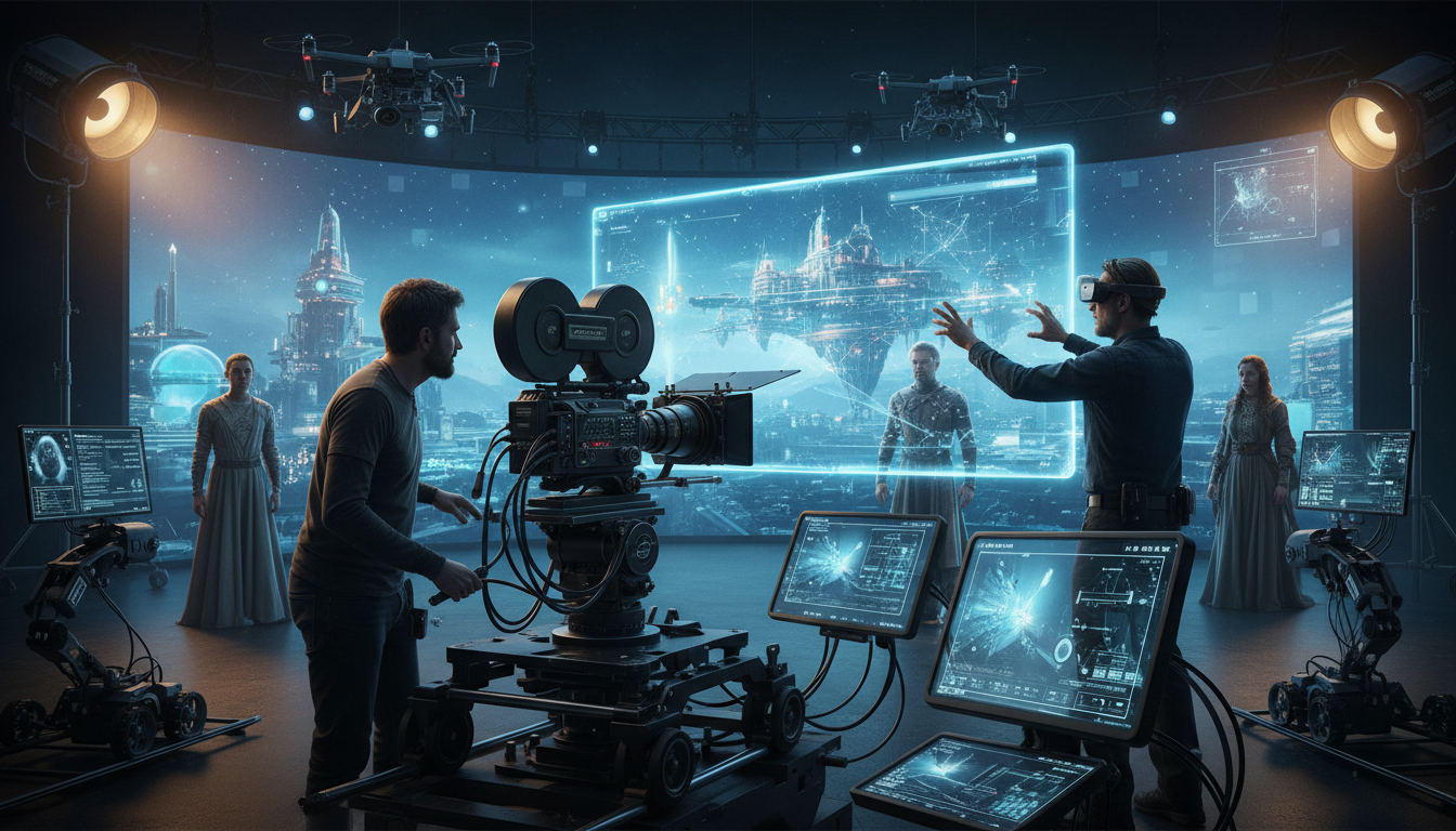 Hybrid filmmaking with AI integration