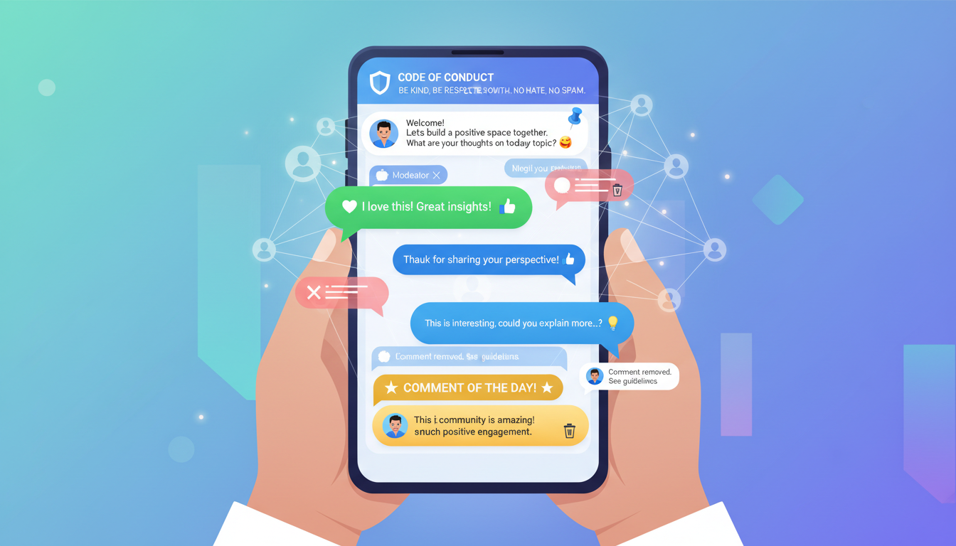 Social media community moderation building positive spaces