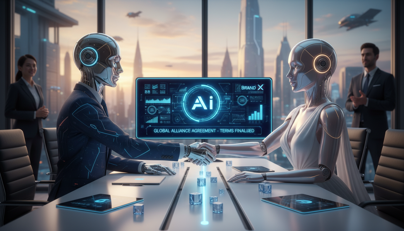 AI influencer brand partnership negotiation and deal making