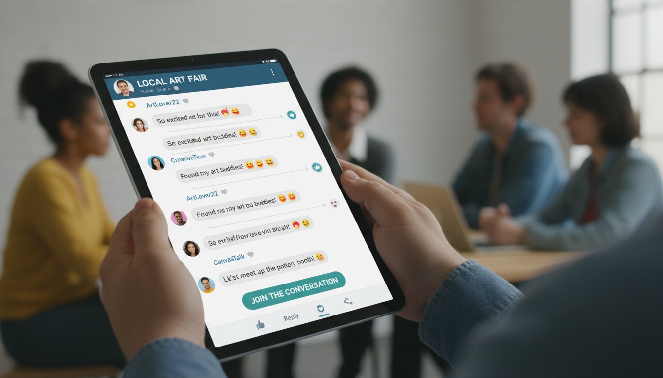 Comment section conversation and community building