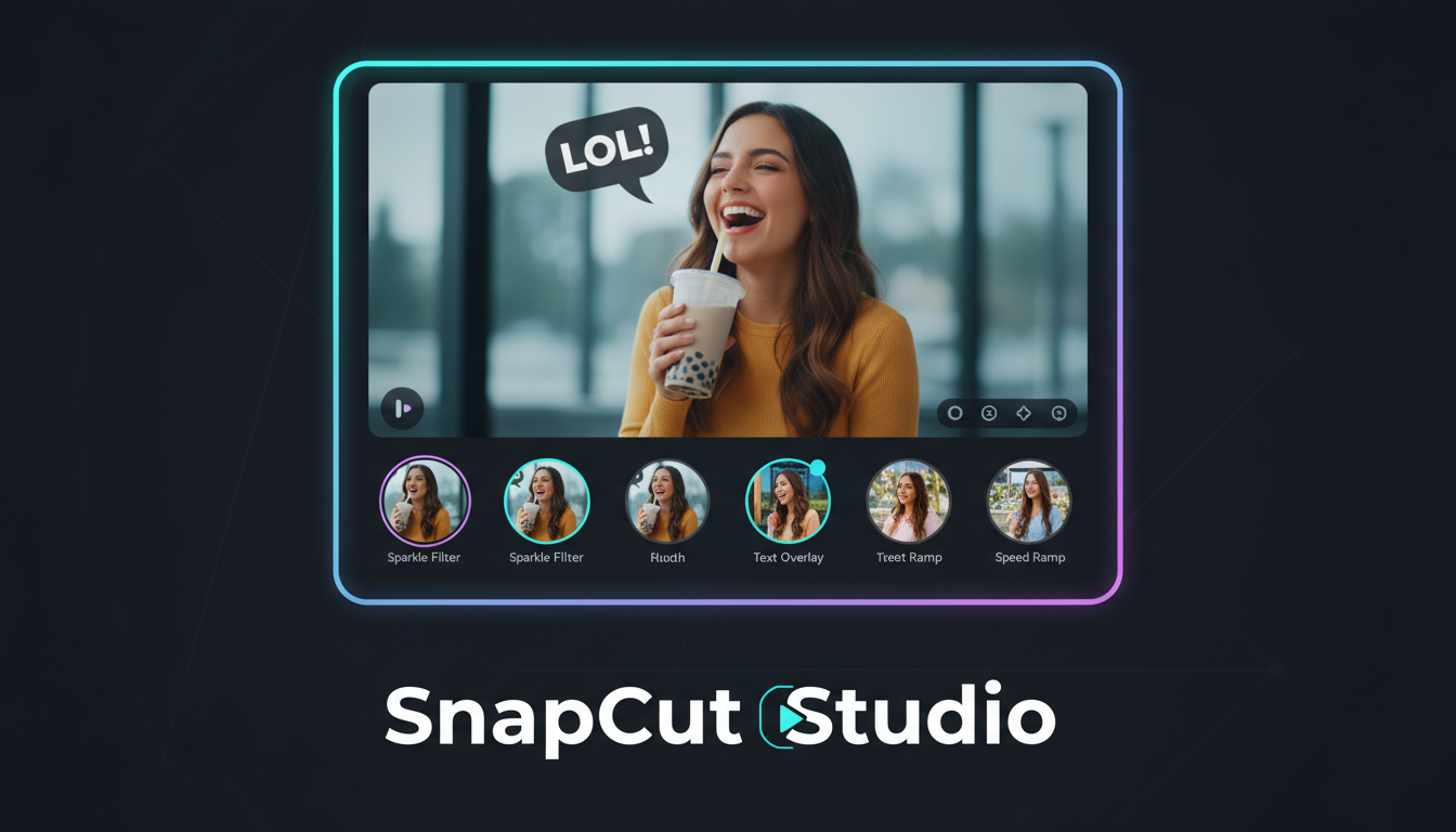 Short form video editing interface with engaging content preview
