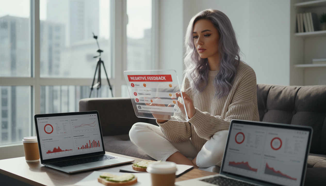 Monitoring online reputation and addressing negative comments