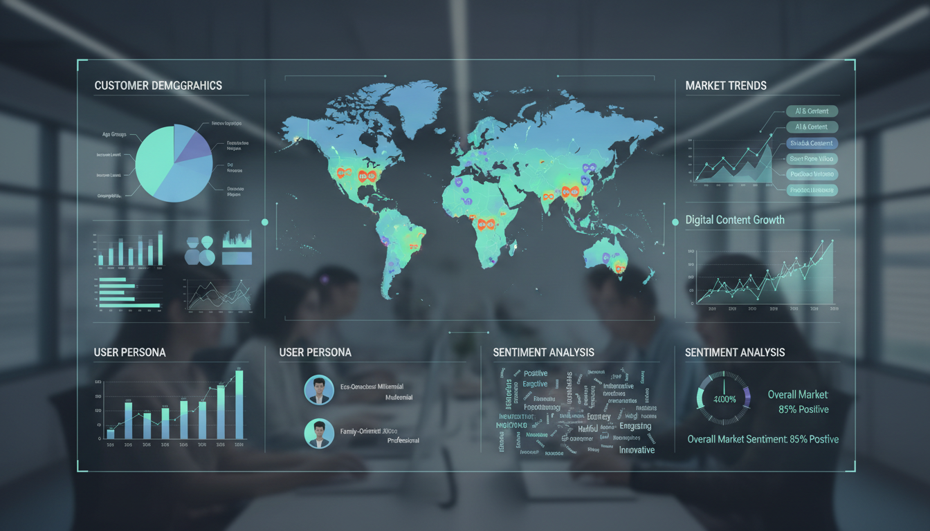 Market research and competitor benchmarking