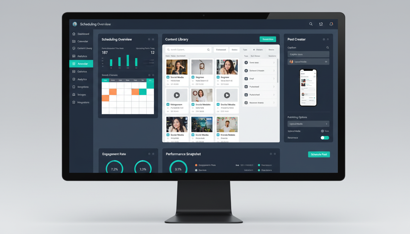 Automated scheduling dashboard