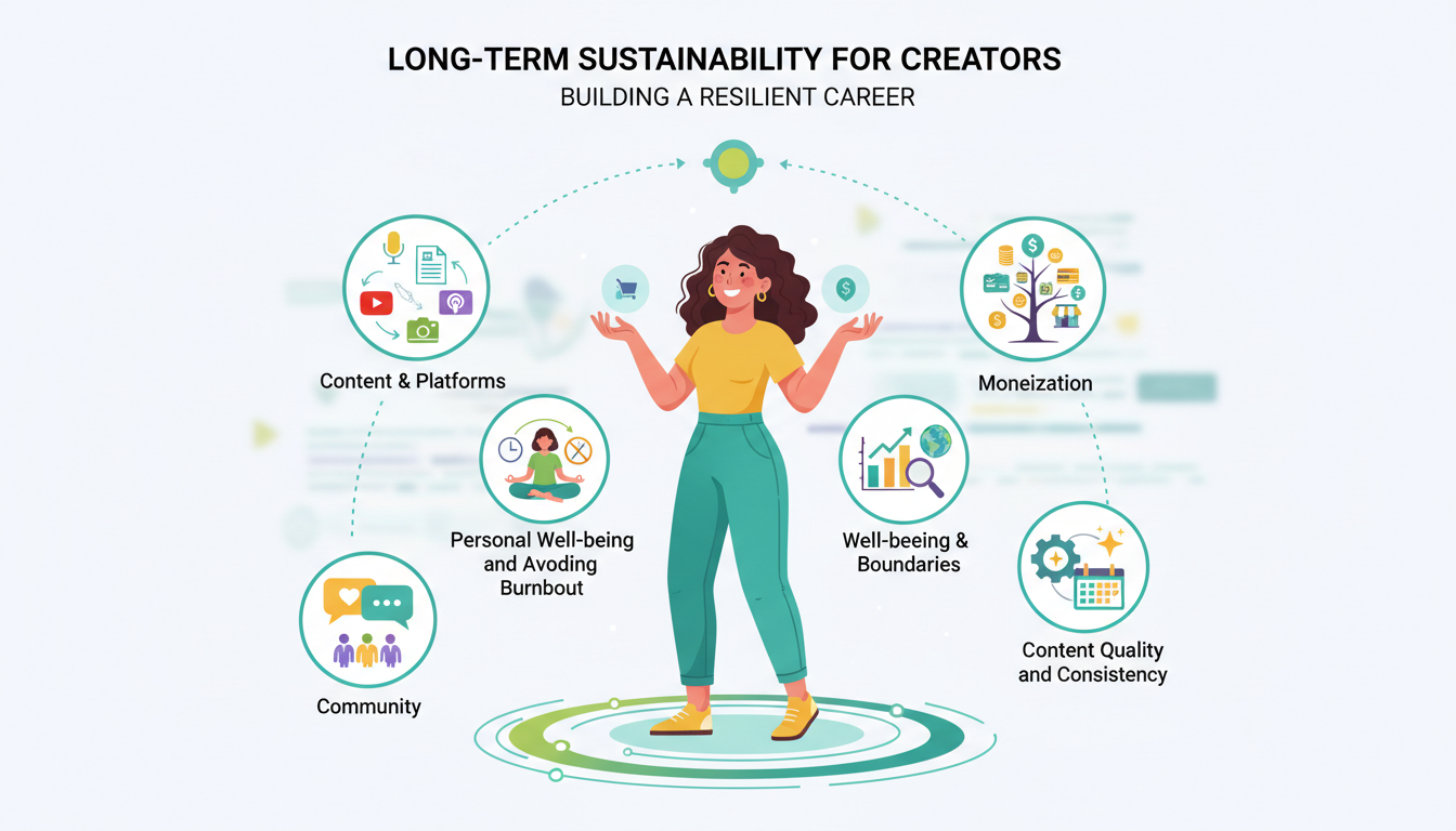 Long term sustainable growth for creators