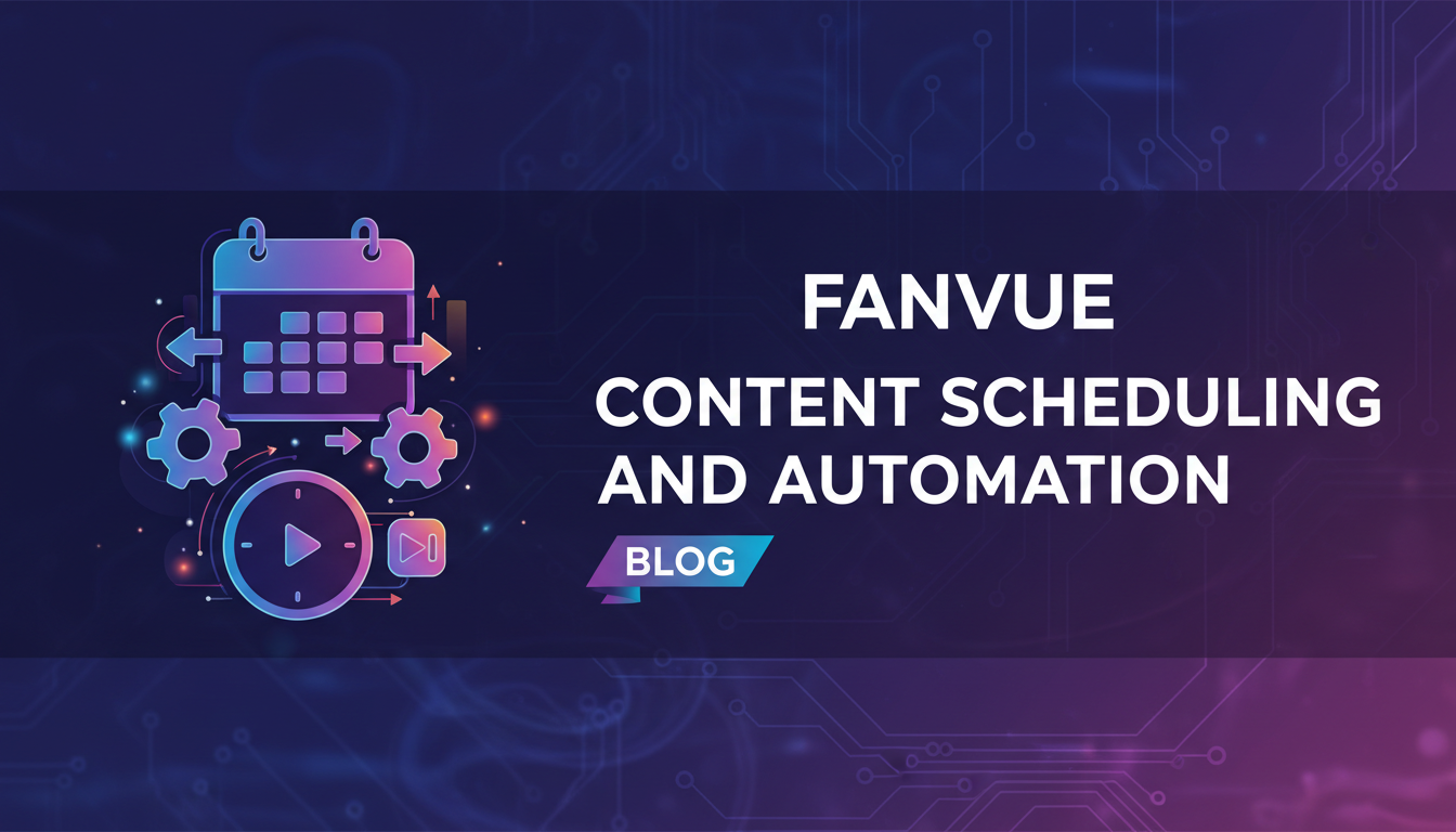 Fanvue content scheduling and automation guide