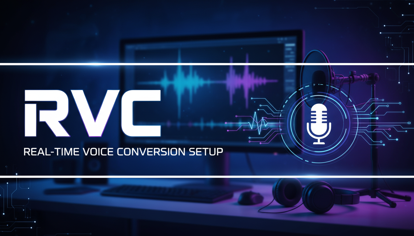 RVC real-time voice conversion for streaming and communication