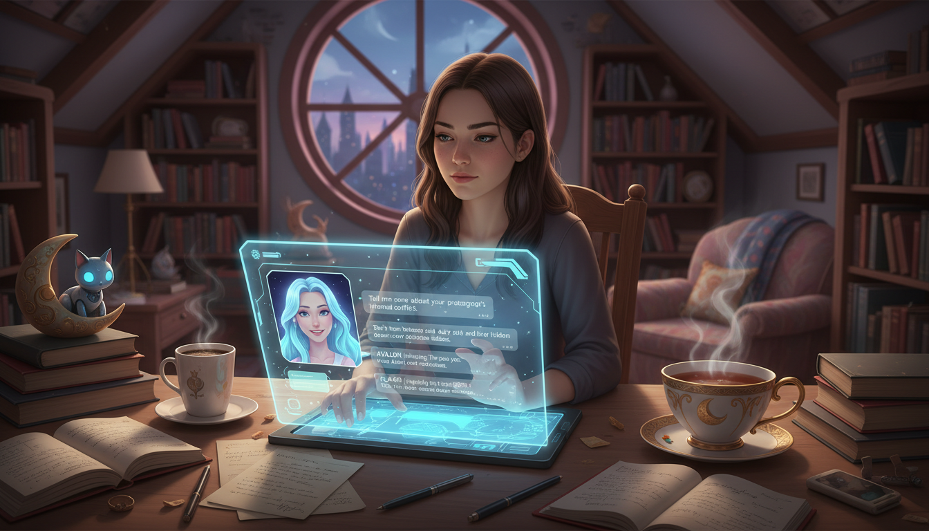 AI girlfriend apps for creative writers and character development