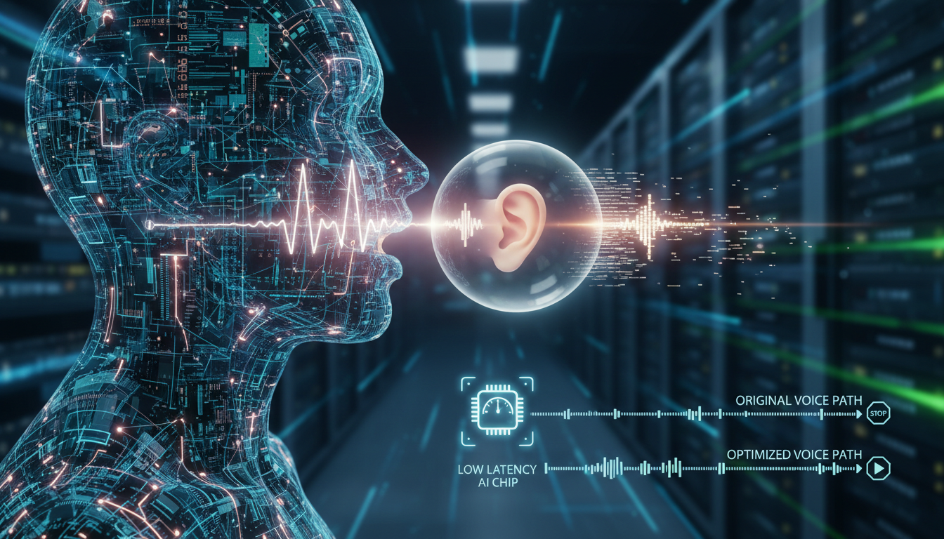 Voice conversion latency optimization visual