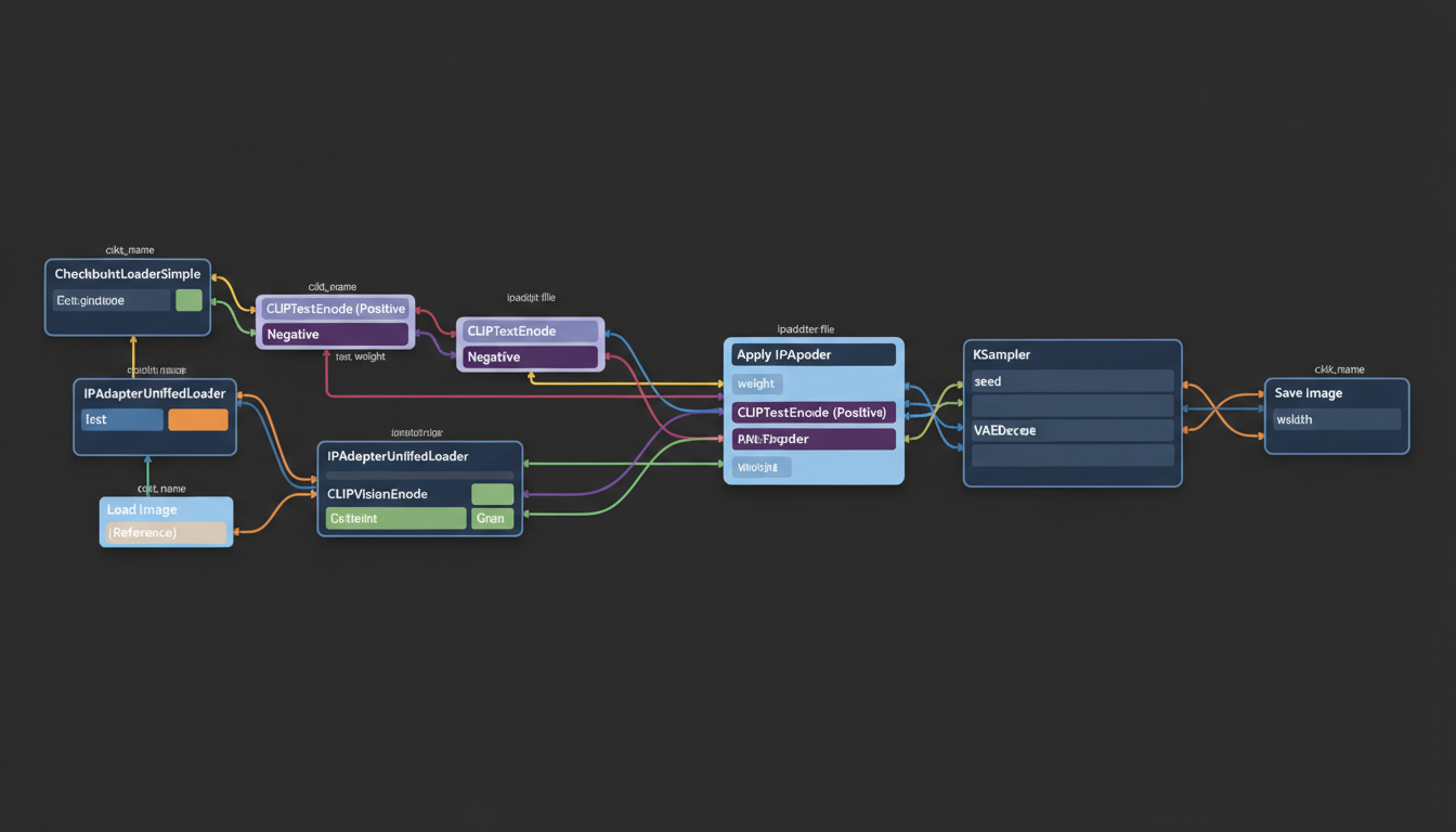 ComfyUI IP-Adapter face consistency workflow