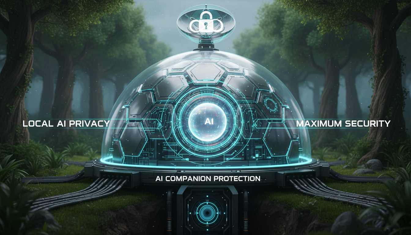 Proteção de máxima privacidade de IA local