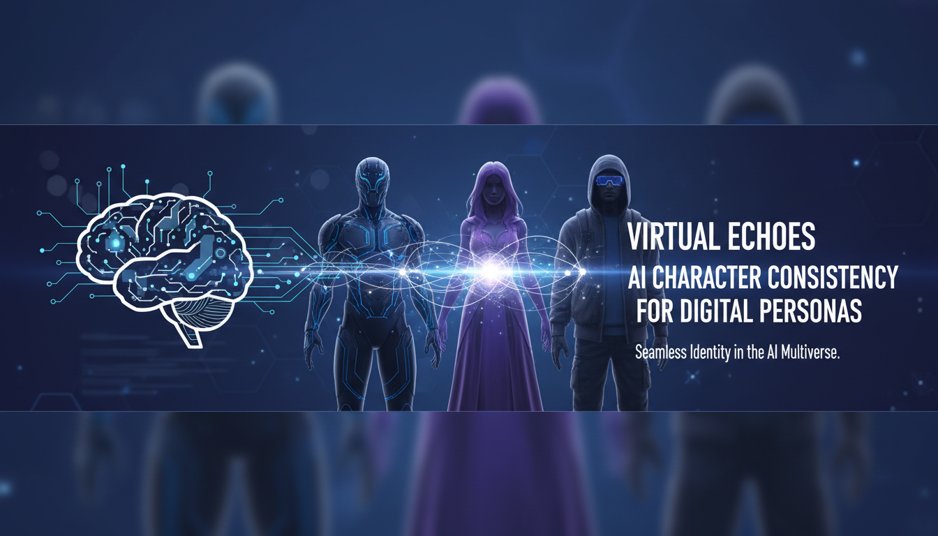 AI character consistency demonstration across multiple images