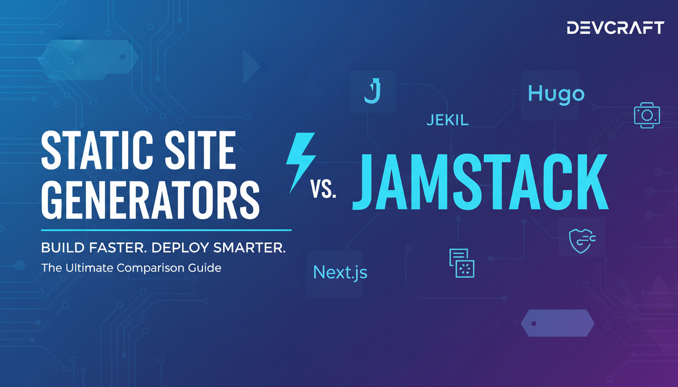 Static site generators comparison for Jamstack