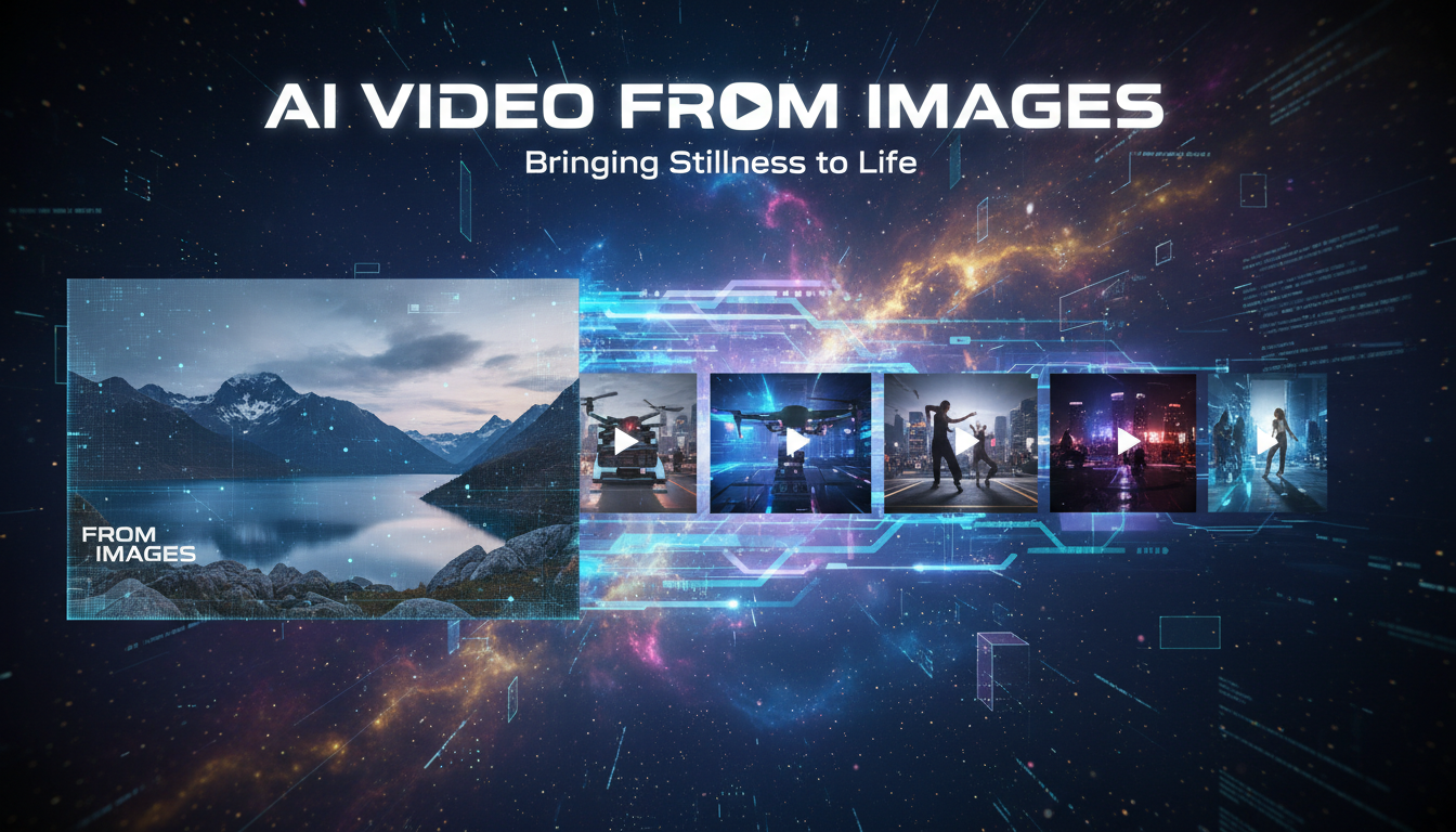 Demonstration of AI turning a still photo into a dynamic video sequence