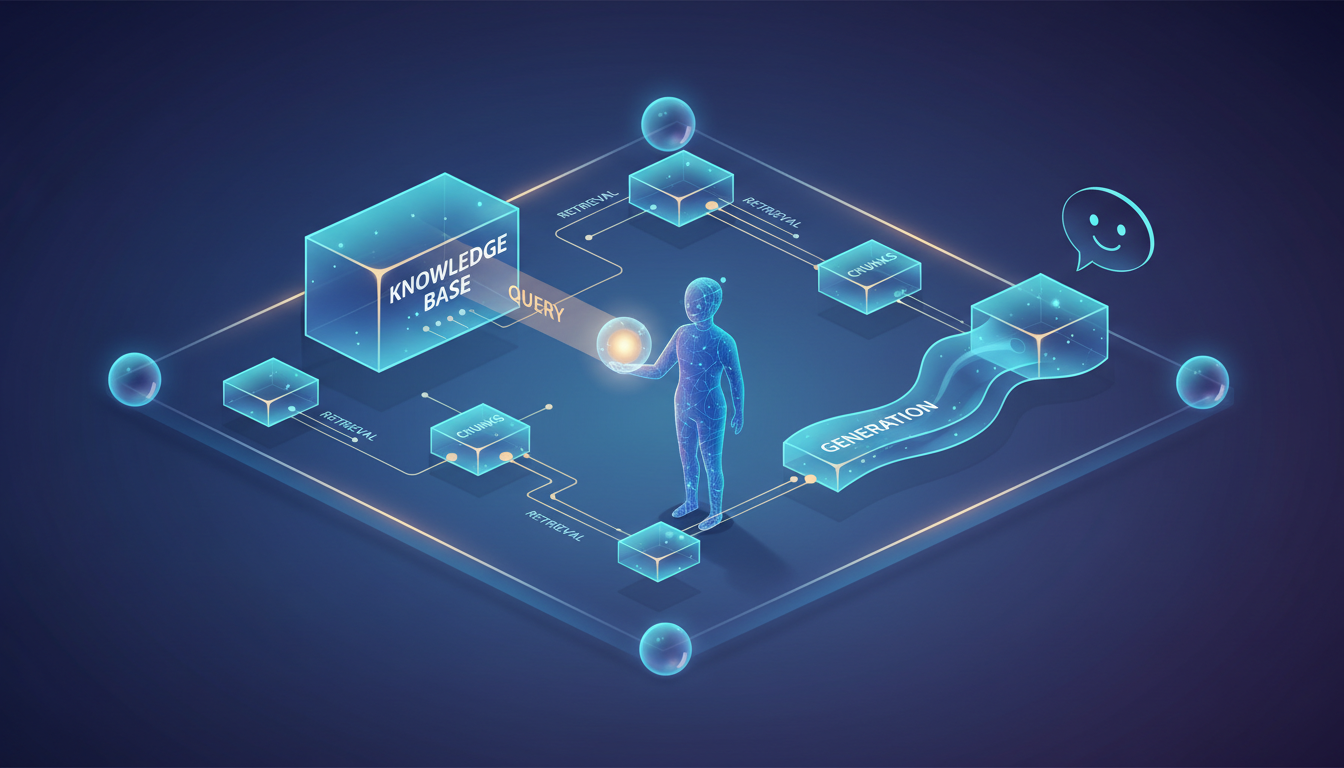 Illustration for How Does RAG Work for AI Companion Memory?